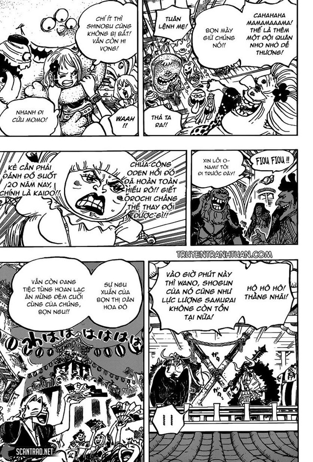 Nami và Carot đang bị Big Mom bắt giữ