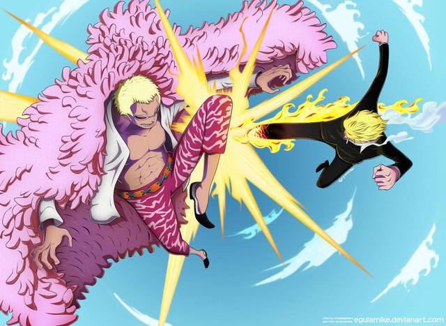 Sanji đã từng giải nguy cho Nami trước sự tấn công của Doflamingo