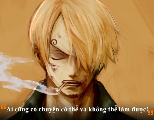 Sanji vẫn không bao giờ chấp nhận mình là người mang dòng máu của gia tộc ác quỷ Germa 66