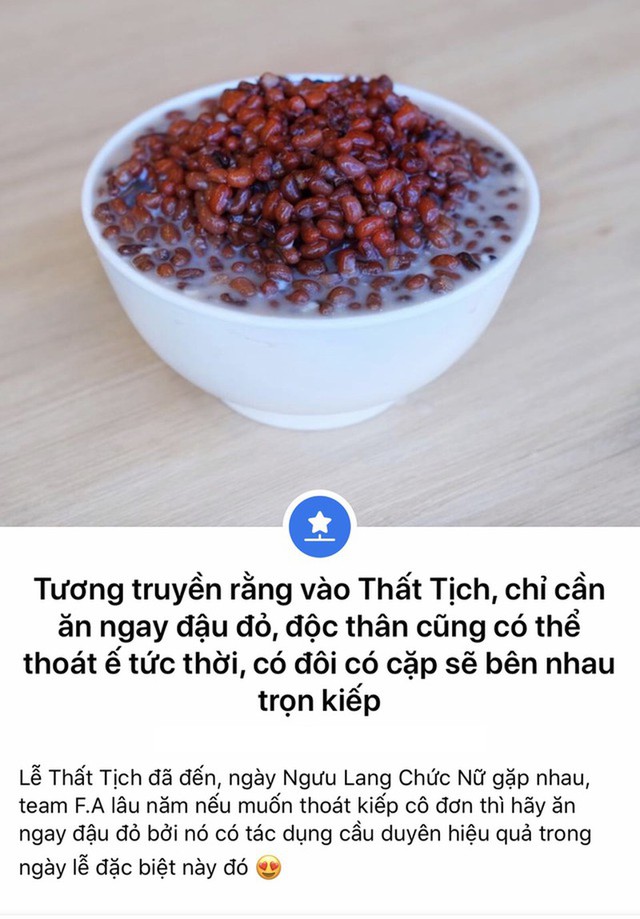 Truyền thuyết ăn chè đậu đỏ thoát ế bị lật tẩy, cư dân mạng xôn xao tìm người gieo rắc cú lừa cho hội FA - Ảnh 2.