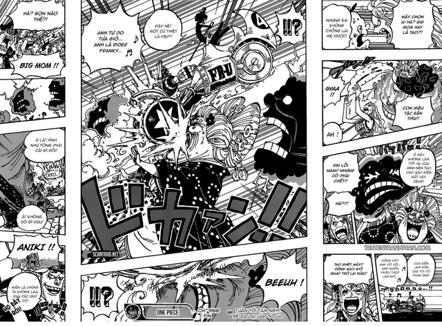 One Piece 988: Số phận của Zeus sẽ ra sao sau khi bị Brock chém thành 2 mảnh? - Ảnh 2.
