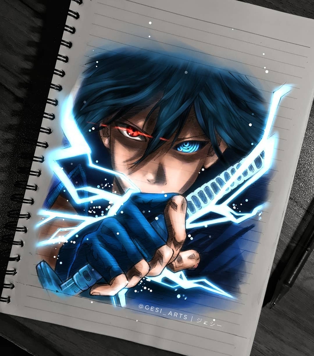 Siêu ấn tượng trước loạt ảnh các nhân vật anime phát sáng, đỉnh cao của fanart là đây chứ đâu! - Ảnh 24.