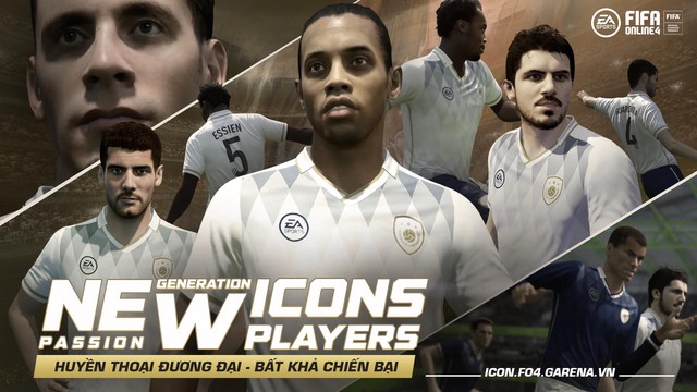 NÓNG: Dàn huyền thoại đương đại Rio Ferdinand, Essien, Pep, Ronaldinho, vv… chính thức ra mắt bộ thẻ ICONS trong FIFA Online 4 - Ảnh 1.