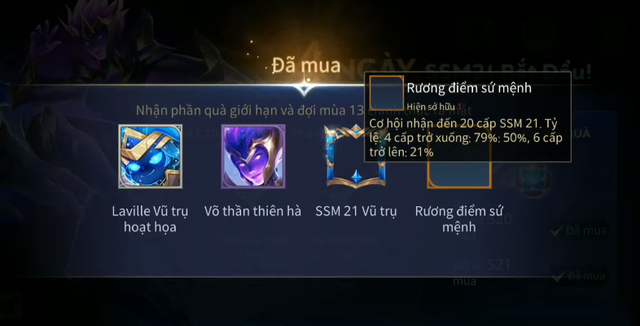 Liên Quân Mobile: Garena tặng khuyến mãi Rương sứ mệnh, game thủ phẫn nộ khi không thấy skin Dạ hội - Ảnh 1. Liên Quân Mobile: Garena tặng khuyến mãi Rương sứ mệnh, game thủ phẫn nộ khi không thấy skin Dạ hội - Ảnh 1.