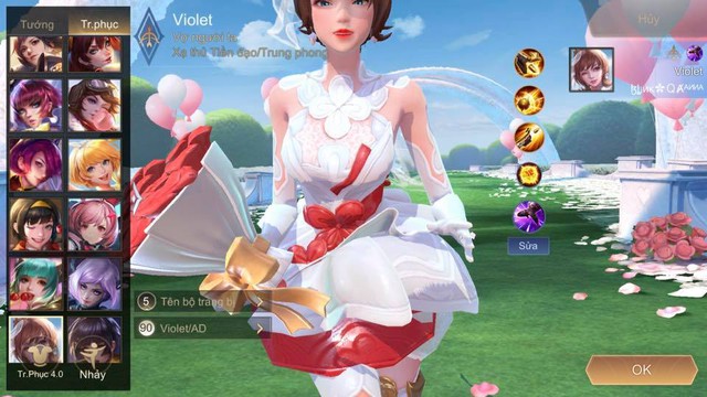 Nữ game thủ xinh đẹp sở hữu trọn bộ skin Violet của Liên Quân khiến CĐM choáng váng, mức giá tính bằng tiền triệu - Ảnh 1.