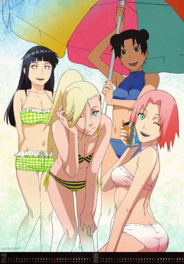 Không được đi tắm biển thì ngồi nhà ngắm dàn mỹ nhân trong Naruto diện bikini cũng đủ sướng con mắt - Ảnh 5.