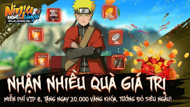Ninja Làng Lá Mobile chìu fan Naruto hết nấc tặng miễn phí VIP 8, Tướng đỏ mừng ra mắt game hôm nay 4/8 - Ảnh 4. Ninja Làng Lá Mobile chìu fan Naruto hết nấc tặng miễn phí VIP 8, Tướng đỏ mừng ra mắt game hôm nay 4/8 - Ảnh 4.