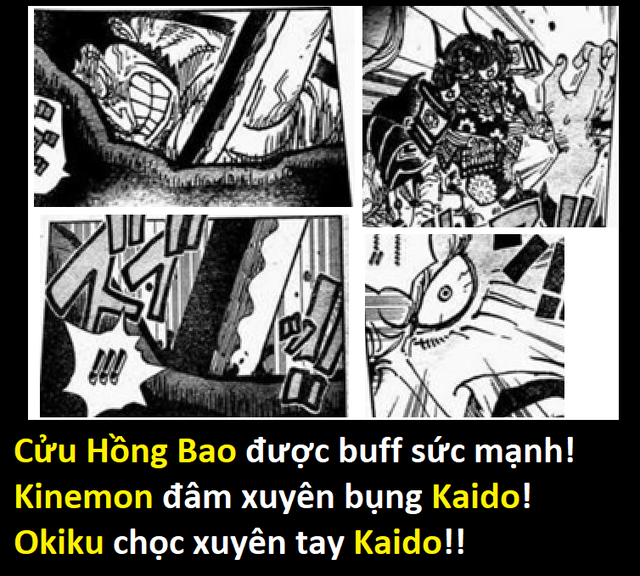 One Piece 987: Đả thương Kaido, liệu Cửu Hồng Bao có được buff sức mạnh quá đà? - Ảnh 4.