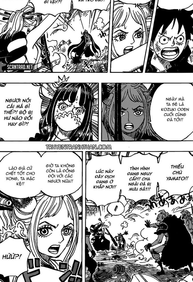 One Piece: Nghiệp quật Kaido, chỉ trong một chap bị kẻ thù hội đồng, đồng minh thờ ơ, con gái đòi từ mặt - Ảnh 4.