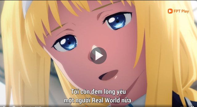 Alice thừa nhận về việc mình có yêu một người ở Real World và đó chính là Kirito