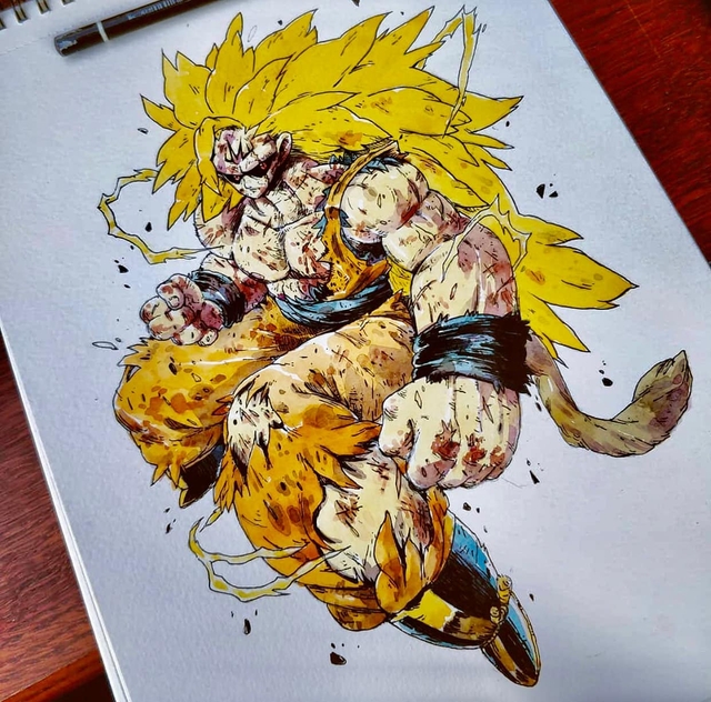 Giật mình khi thấy các nhân vật trong Dragon Ball được vẽ theo phong cách zombie - Ảnh 12.