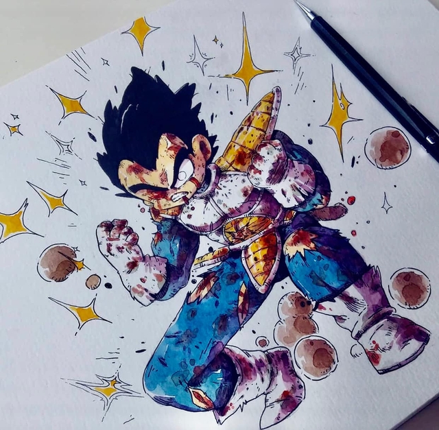 Giật mình khi thấy các nhân vật trong Dragon Ball được vẽ theo phong cách zombie - Ảnh 13.