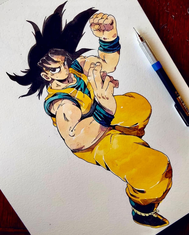 Giật mình khi thấy các nhân vật trong Dragon Ball được vẽ theo phong cách zombie - Ảnh 16.