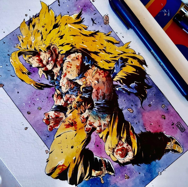 Giật mình khi thấy các nhân vật trong Dragon Ball được vẽ theo phong cách zombie - Ảnh 17.