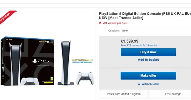 Vì muốn là người đầu tiên sở hữu PS5, rất nhiều game thủ bất chấp mua máy với giá cao cắt cổ - Ảnh 2.