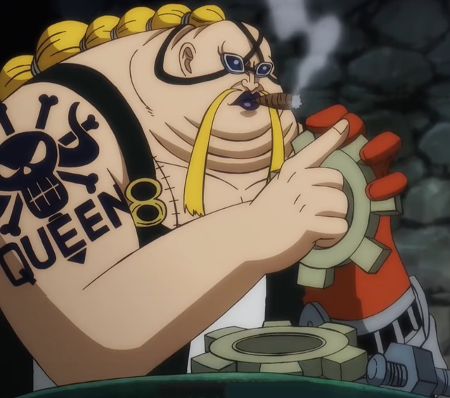 One Piece: Queen Bệnh Dịch, người tấu hài hay là kẻ hai mặt trong băng Bách Thú? - Ảnh 2.