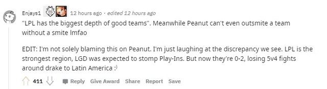 Thảm bại trước 1 team vô danh, Peanut nhận vô vàn chỉ trích - Cậu ta chẳng học được gì từ SofM cả - Ảnh 6.
