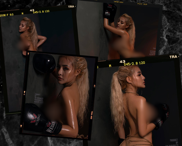 Bộ ảnh đầy nóng bỏng mới nhất của Ngân 98, nhưng dường như nó đã vượt quá sự gợi cảm mà chạm vào ngưỡng phản cảm