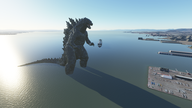 Microsoft Flight Simulator 2020: Xuất hiện Godzilla trong vịnh San Francisco - Ảnh 3.