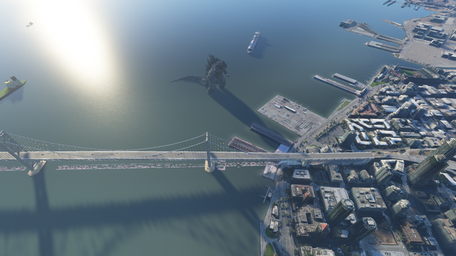 Microsoft Flight Simulator 2020: Xuất hiện Godzilla trong vịnh San Francisco - Ảnh 5.