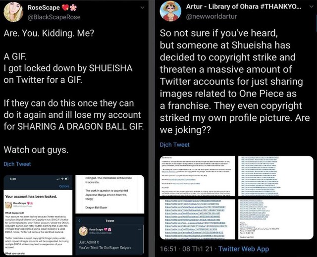 Shueisha đồ sát hàng loạt ở Twitter, ở Facebook cũng đang có dấu hiệu bắt đầu cuộc thanh trừng - Ảnh 2.