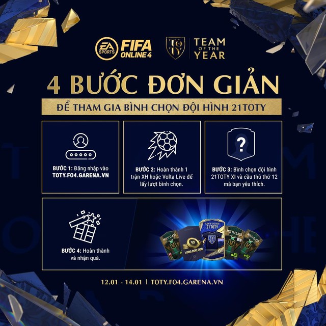 FIFA Online 4: Nhận ngay thẻ 21TOTY sớm nhất server với sự kiện bình chọn cho đội hình TEAM OF THE YEAR - Ảnh 4.