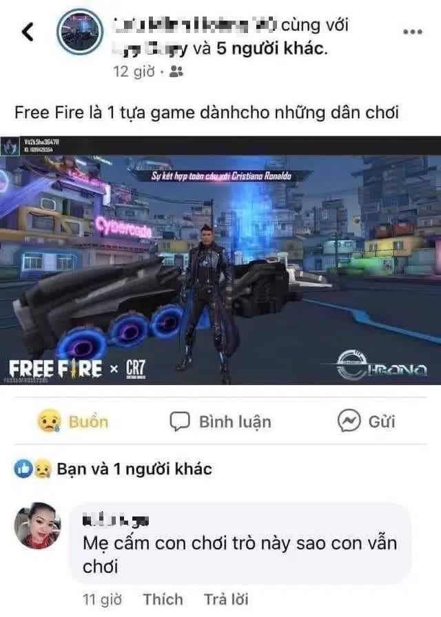 Khoe Free Fire là game dành cho dân chơi, game thủ bị mẹ tóm gọn, bình luận một câu “chí mạng” ngay dưới ảnh - Ảnh 3.