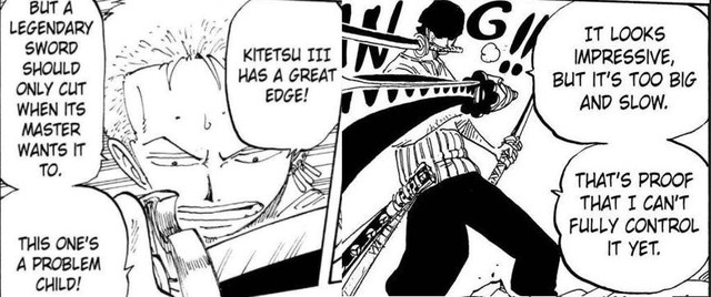 One Piece: Bạn có biết Zoro cầm trong tay Enma đang yếu hơn chính Zoro khi cầm thanh Thu Thuỷ? - Ảnh 1.