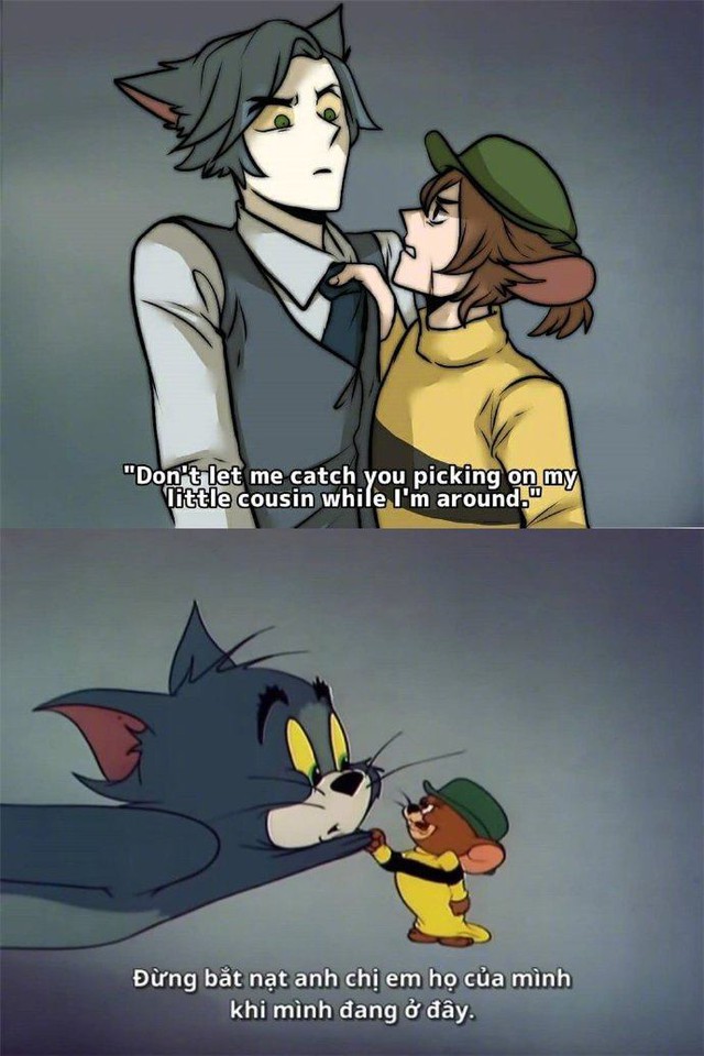 Tom và Jerry cực bảnh bao khi trở thành con người, trông lại còn giống cặp đôi yêu nhau lắm cắn nhau đau - Ảnh 16.