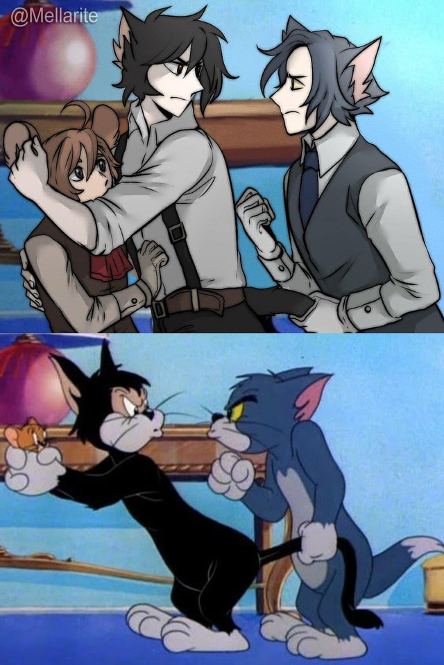 Tom và Jerry cực bảnh bao khi trở thành con người, trông lại còn giống cặp đôi yêu nhau lắm cắn nhau đau - Ảnh 17.