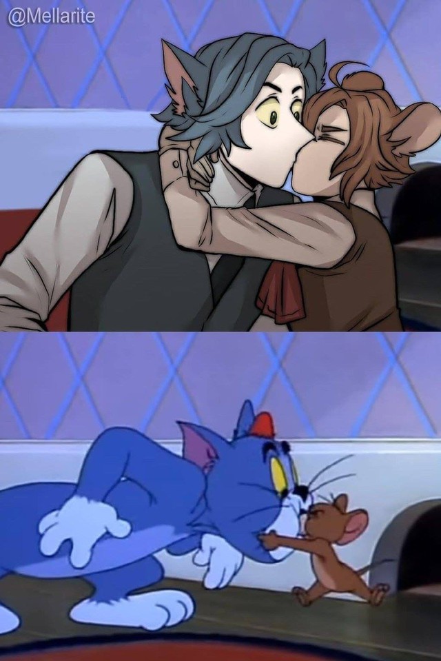 Tom và Jerry cực bảnh bao khi trở thành con người, trông lại còn giống cặp đôi yêu nhau lắm cắn nhau đau - Ảnh 25.