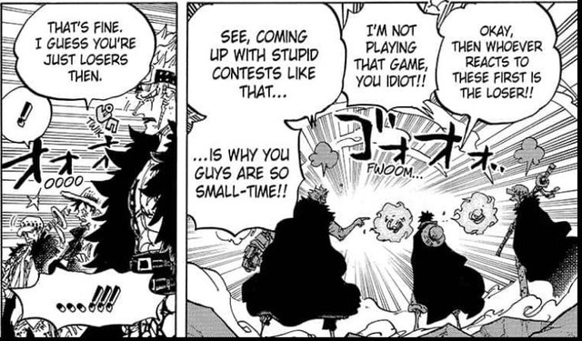 Soi mói những chi tiết thú vị trong One Piece chap 1001, Siêu Tân Tinh đại chiến Tứ Hoàng (P1) - Ảnh 10.