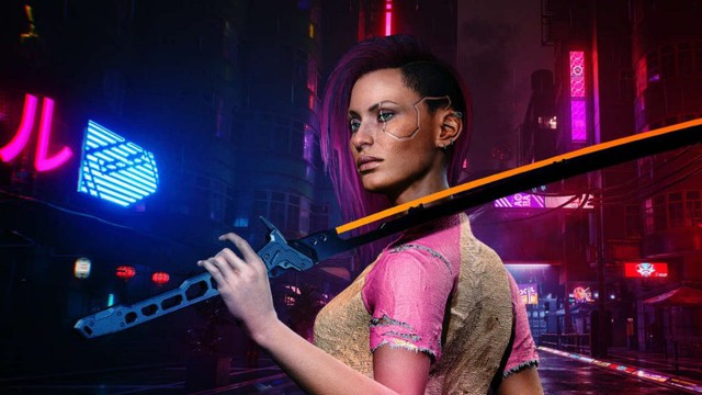 Nữ YouTuber xinh đẹp tự tay chế tạo kiếm Katana trong Cyberpunk 2077 - Ảnh 1.