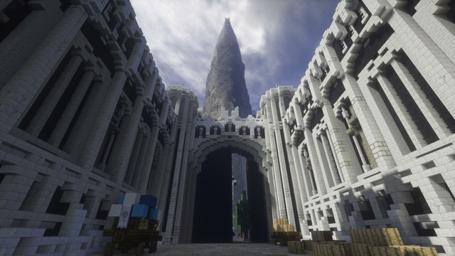 Bỏ 10 năm xây cả thế giới Chúa Nhẫn trong Minecraft, dùng Ray Tracing càng thêm đẹp mê hồn - Ảnh 4.