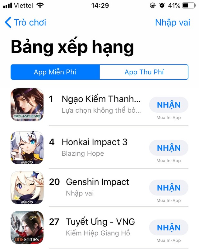 Không những hơn Genshin Impact đến... 20 bậc trên BXH App Store, tựa game này còn hất cẳng hàng loạt bom tấn sừng sỏ tại Việt Nam - Ảnh 11.