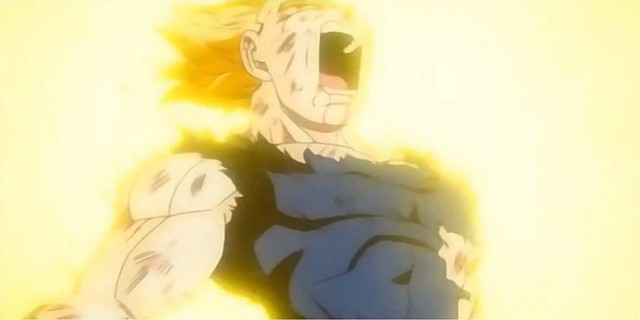 thời khắc huy hoàng và đáng nhớ nhất của hoàng tử người Saiyan khi anh không còn là cái bóng của Goku Majin-vegetas-explosion-against-buu-1609736110329745094506