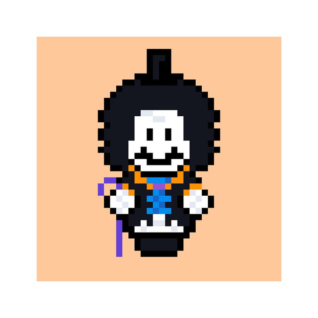 Ngỡ ngàng khi thấy loạt nhân vật One Piece và anime được vẽ lại theo phong cách pixel art - Ảnh 14.