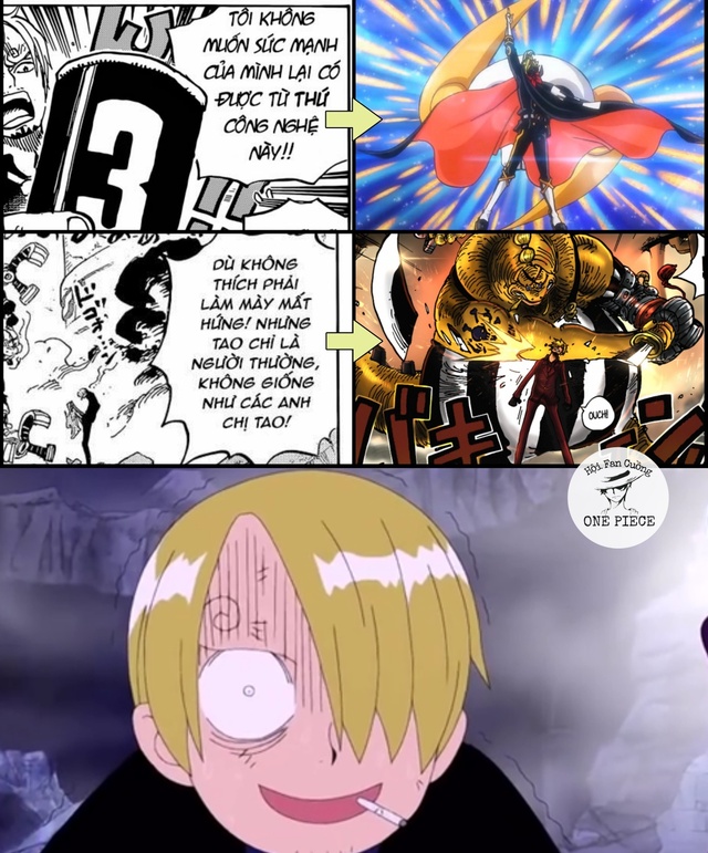 Cười vỡ bụng trước loạt ảnh chế hài hước về diễn biến mới nhất của One Piece, sức mạnh của Sanji trở thành vựa muối - Ảnh 13.