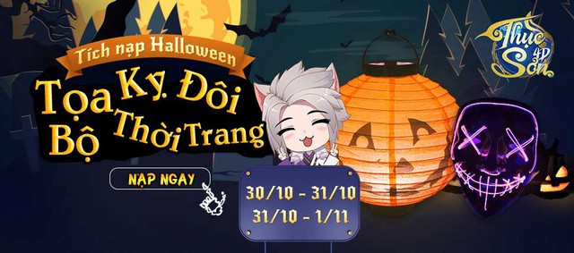 Tưng bừng ưu đãi cùng chuỗi sự kiện mừng Halloween của Thục Sơn Kỳ Hiệp Mobile: Chơi 1 được 3, toàn quà cực hiếm - Ảnh 8.