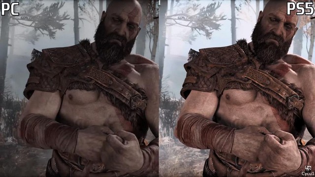 So sánh God of War trên PC và PS5, ở đâu đẹp hơn? - Ảnh 2.