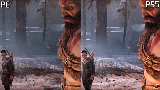 So sánh God of War trên PC và PS5, ở đâu đẹp hơn? - Ảnh 3.
