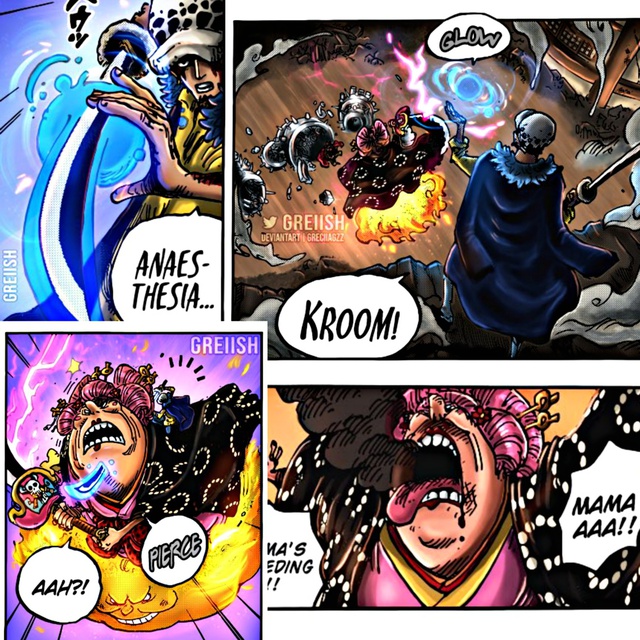 One Piece: Big Mom thổ huyết vì cú đâm của Law, fan nhận xét trái ác quỷ 5 tỷ nó phải khác - Ảnh 2.