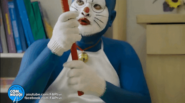 Doraemon phiên bản hàng Việt: Nhìn ngoại hình chuẩn mèo ú nhưng vẫn khiến fan chết tim vì quá lố - Ảnh 6.