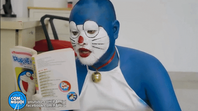 Doraemon phiên bản hàng Việt: Nhìn ngoại hình chuẩn mèo ú nhưng vẫn khiến fan chết tim vì quá lố - Ảnh 5.
