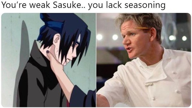 Nhìn lại trào lưu chế ảnh Sasuke bị bóp cổ mới giật mình nhận ra kiếp nhọ của anh Sặc đã có điềm báo từ lâu - Ảnh 7.