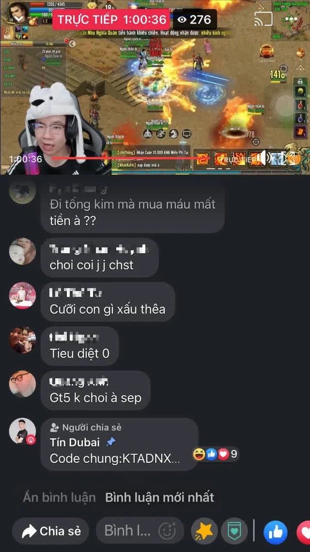 Sôi nổi livestream trải nghiệm Kiếm Thế ADNX Mobile “nóng bỏng tay” ngày ra mắt, dàn streamer khiến cộng đồng game thủ bùng nổ - Ảnh 3.