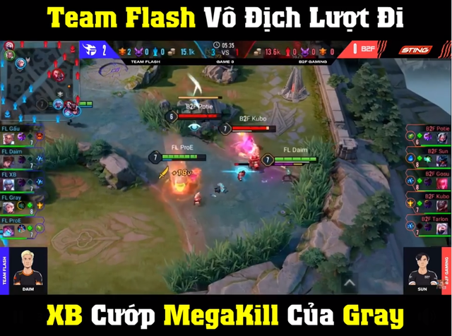 “Vá lỗi” trận thua mất điểm, Gray come back mạnh mẽ, suýt giành cả Mega Kill, đập tan những hoài nghi thực lực - Ảnh 4.