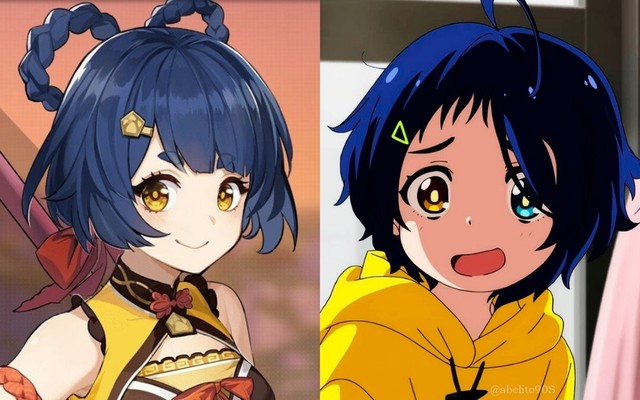 Anime vs Genshin Impact: Những cặp nhân vật có tạo hình giống nhau như đúc - Ảnh 9.