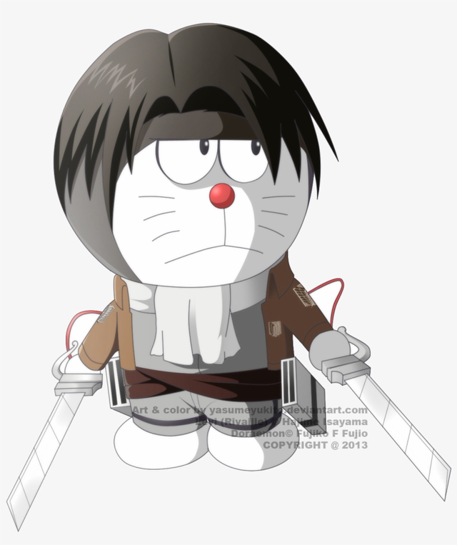 Giật mình khi thấy Attack on Titan và Doraemon kết hợp, tưởng không liên quan nhưng cũng rất ra gì và này nọ! - Ảnh 13.