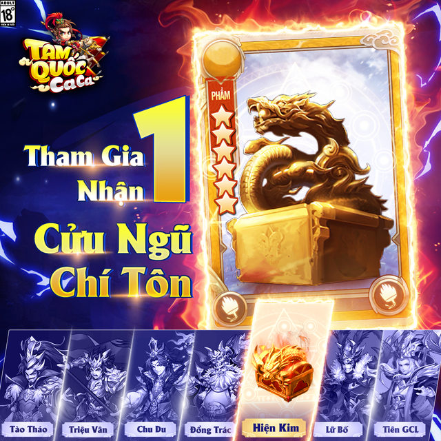 Quân Sư Đại Chiến - Cửu Ngũ Chí Tôn: Sự kiện build đội hình tầm cỡ, sân chơi chiến thuật không giới hạn, quà KHỦNG 50 triệu từ Tam Quốc Ca Ca - Ảnh 4. Quân Sư Đại Chiến - Cửu Ngũ Chí Tôn: Sự kiện build đội hình tầm cỡ, sân chơi chiến thuật không giới hạn, quà KHỦNG 50 triệu từ Tam Quốc Ca Ca - Ảnh 4.